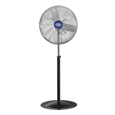 Global Industrial 24 Diameter Deluxe Oscillating Pedestal Fan 1/2HP 292593